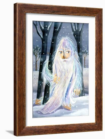 Yeti - Illustration by Patrizia La Porta, 2000.-Patrizia La Porta-Framed Giclee Print