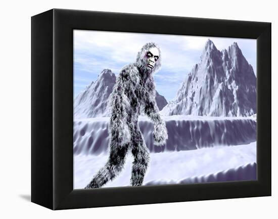 Yeti-Christian Darkin-Framed Premier Image Canvas