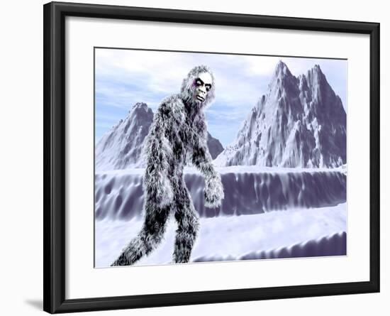 Yeti-Christian Darkin-Framed Photographic Print