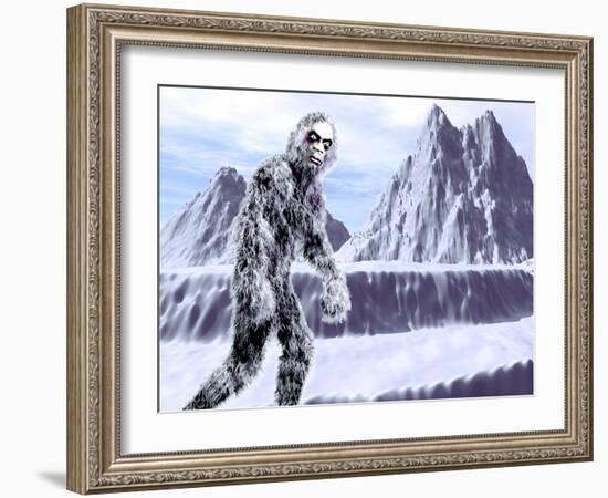 Yeti-Christian Darkin-Framed Photographic Print