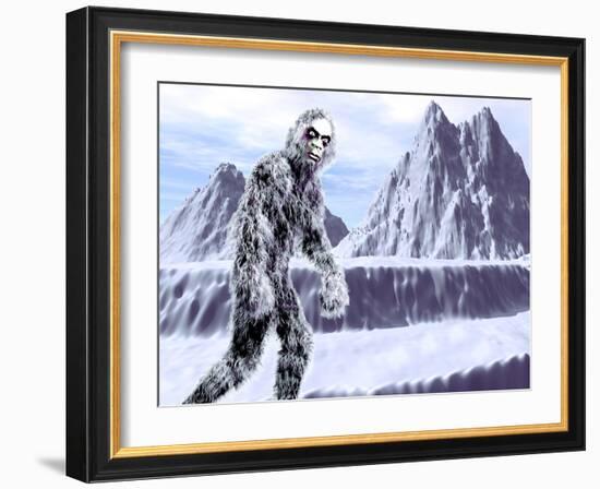 Yeti-Christian Darkin-Framed Photographic Print