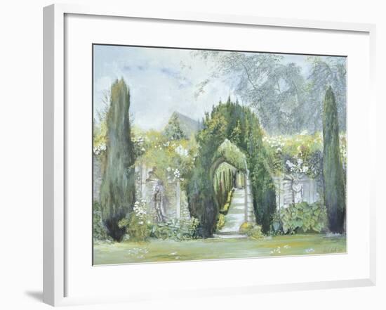 Yew Arches, Garsington Manor, 1997-Ariel Luke-Framed Giclee Print