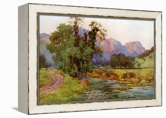Yewdale Crags, Coniston, Cumbria, 1924-1926-Cuthbert Rigby-Framed Premier Image Canvas