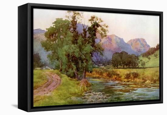 Yewdale Crags, Coniston, Cumbria, 1924-1926-Cuthbert Rigby-Framed Premier Image Canvas