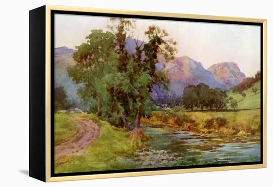 Yewdale Crags, Coniston, Cumbria, 1924-1926-Cuthbert Rigby-Framed Premier Image Canvas