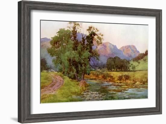 Yewdale Crags, Coniston, Cumbria, 1924-1926-Cuthbert Rigby-Framed Giclee Print