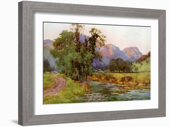 Yewdale Crags, Coniston, Cumbria, 1924-1926-Cuthbert Rigby-Framed Giclee Print