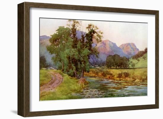 Yewdale Crags, Coniston, Cumbria, 1924-1926-Cuthbert Rigby-Framed Giclee Print