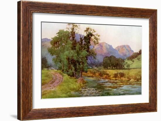 Yewdale Crags, Coniston, Cumbria, 1924-1926-Cuthbert Rigby-Framed Giclee Print