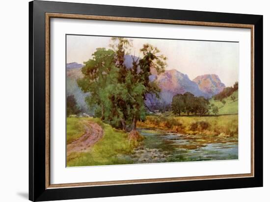 Yewdale Crags, Coniston, Cumbria, 1924-1926-Cuthbert Rigby-Framed Giclee Print