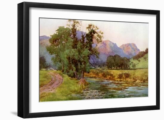 Yewdale Crags, Coniston, Cumbria, 1924-1926-Cuthbert Rigby-Framed Giclee Print