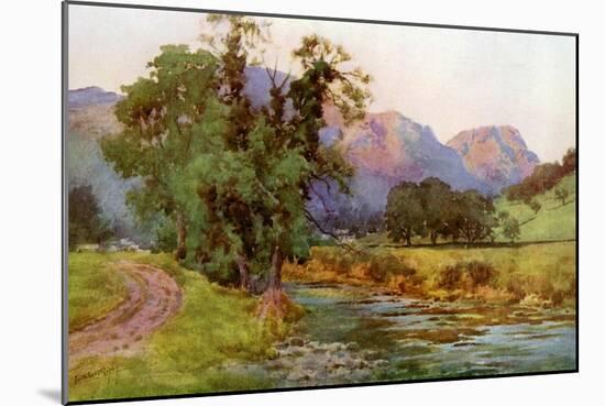 Yewdale Crags, Coniston, Cumbria, 1924-1926-Cuthbert Rigby-Mounted Giclee Print