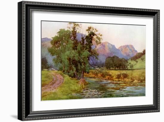 Yewdale Crags, Coniston, Cumbria, 1924-1926-Cuthbert Rigby-Framed Giclee Print