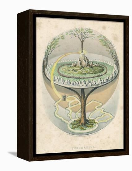 Yggdrasil the Sacred Ash the Tree of Life the Mundane Tree of Norse Mythology-null-Framed Premier Image Canvas