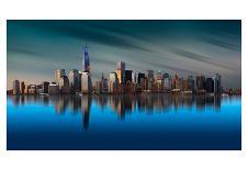 New York World Trade Center 1-Yi Liang-Framed Art Print