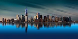 New York World Trade Center 1-Yi Liang-Framed Premier Image Canvas