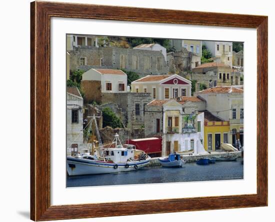 Yialos, Symi, Greece-Fraser Hall-Framed Photographic Print