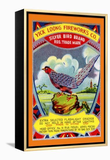 Yick Loong Silver Bird Brand Firecracker-null-Framed Stretched Canvas