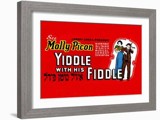 Yiddle with His Fiddle-null-Framed Premium Giclee Print