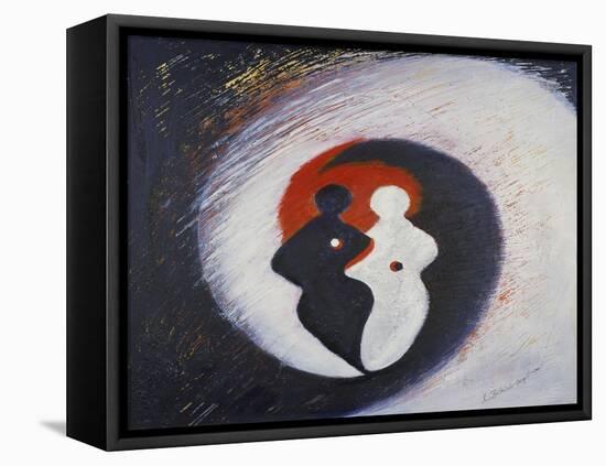 Yin and Yang, 2001-Annette Bartusch-Goger-Framed Premier Image Canvas