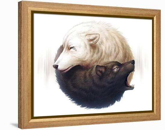 Yin and Yang-JoJoesArt-Framed Premier Image Canvas