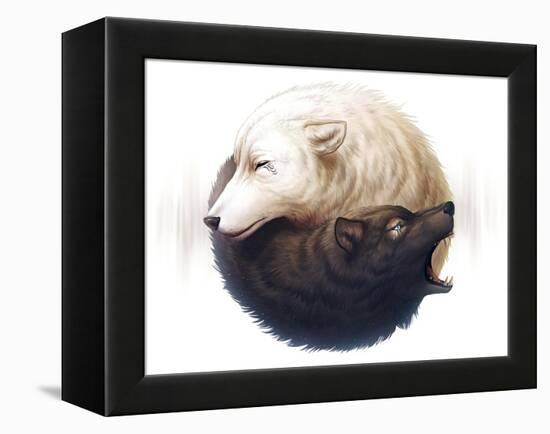 Yin and Yang-JoJoesArt-Framed Premier Image Canvas