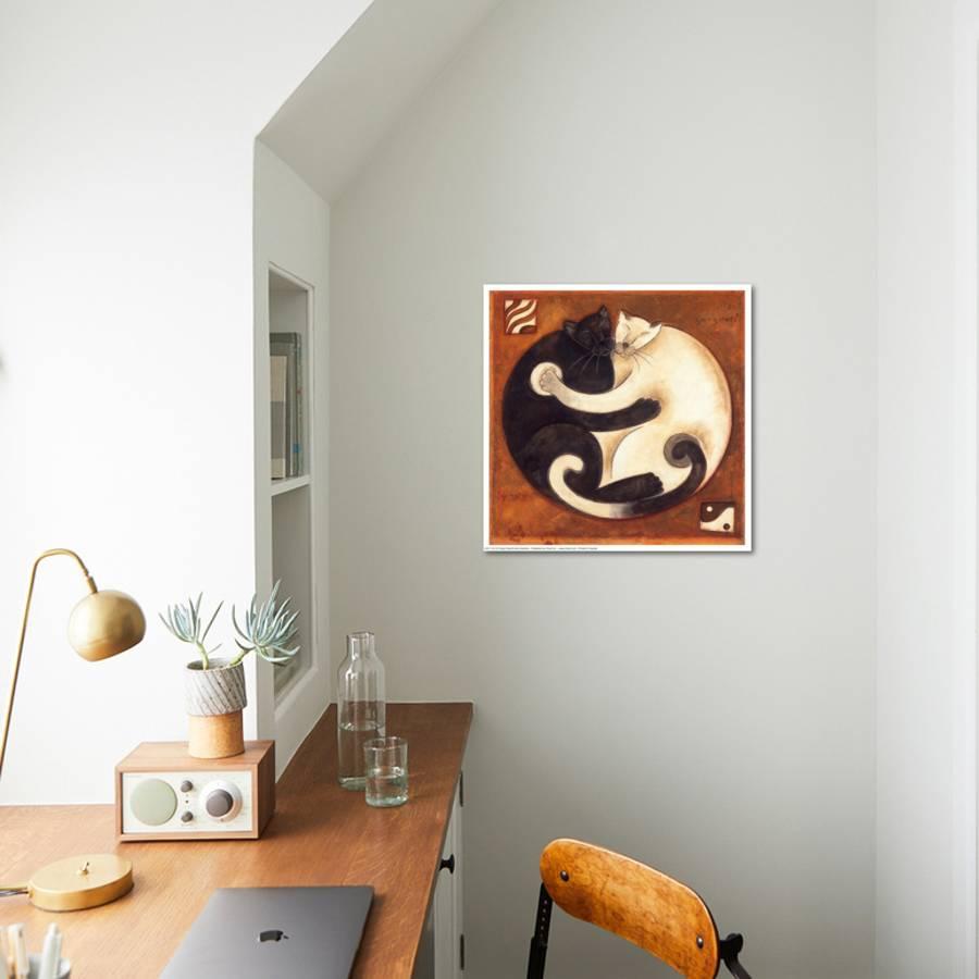 Yin Chi Yang Chats Art Print Aline Gauthier Art Com