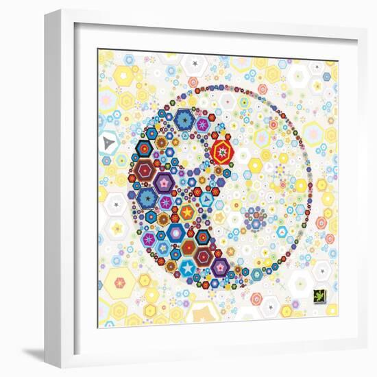 Yin Yang Discs-Jeffrey Cadwallader-Framed Art Print