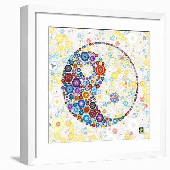 Yin Yang Discs-Jeffrey Cadwallader-Framed Art Print