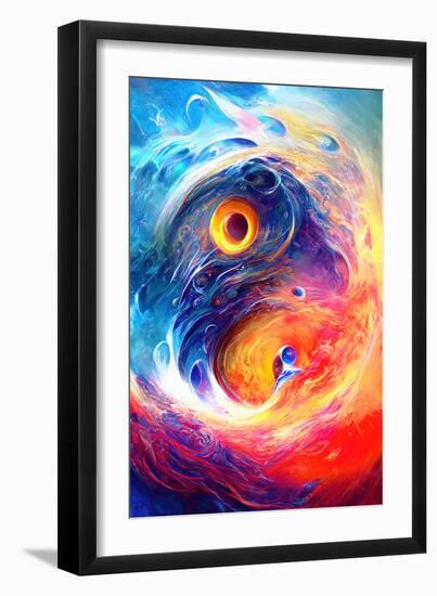 Yin Yang Redux-null-Framed Art Print