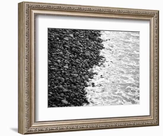 Ying Yang Rocks And Water, 2017-null-Framed Photographic Print