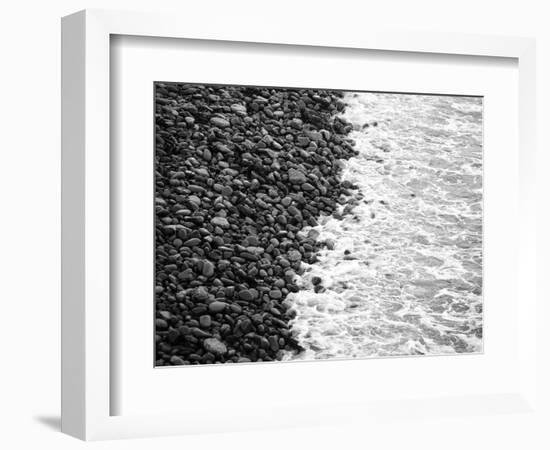 Ying Yang Rocks And Water, 2017-null-Framed Photographic Print