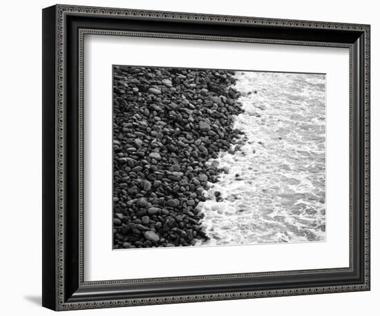 Ying Yang Rocks And Water, 2017-null-Framed Photographic Print