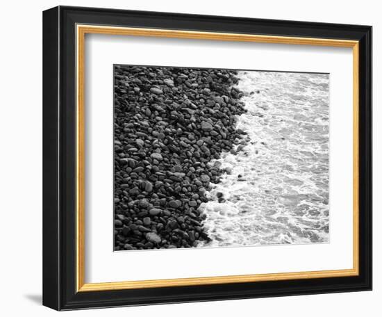 Ying Yang Rocks And Water, 2017-null-Framed Photographic Print