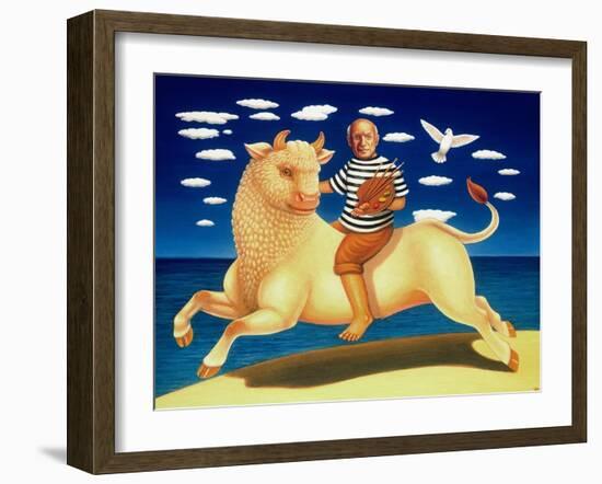 Yo Picasso, 2003-Frances Broomfield-Framed Giclee Print