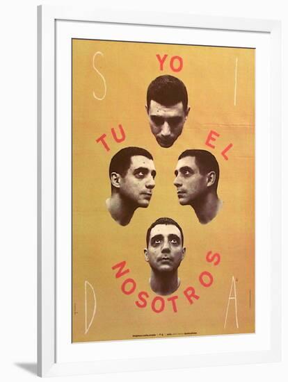 Yo Tu El Nosotros-Jaume Plensa-Framed Collectable Print