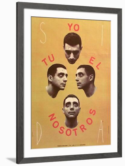 Yo Tu El Nosotros-Jaume Plensa-Framed Collectable Print