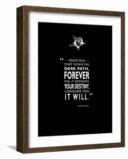 Yoda-Mark Rogan-Framed Art Print