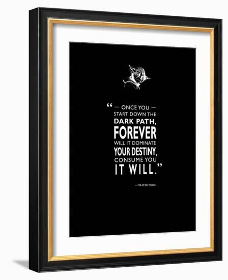 Yoda-Mark Rogan-Framed Art Print