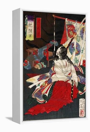 Yodo No Kimi, from the Series Essays by Yoshitoshi-Kunichika toyohara-Framed Premier Image Canvas