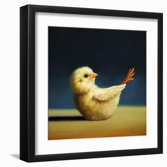 Yoga Chick Boat Pose-Lucia Heffernan-Framed Art Print