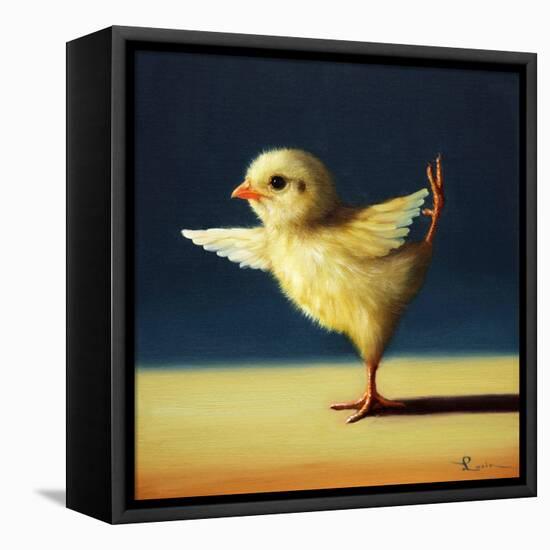 Yoga Chick Dancer Pose-Lucia Heffernan-Framed Stretched Canvas