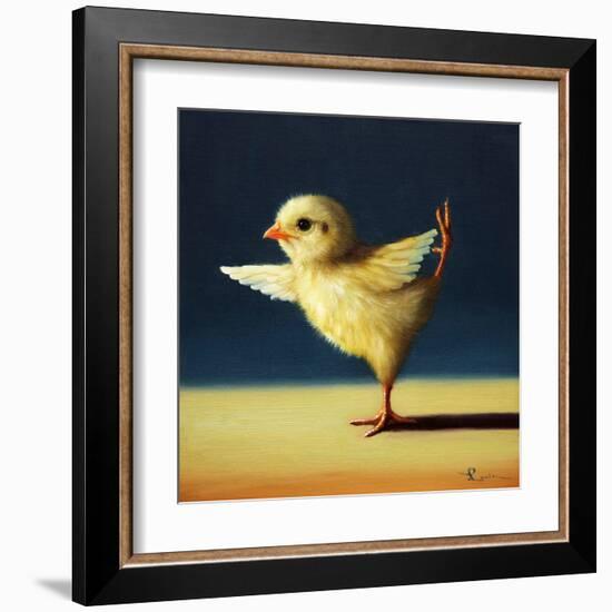 Yoga Chick Dancer Pose-Lucia Heffernan-Framed Art Print