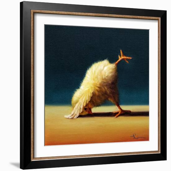 Yoga Chick Downward Dog Split-Lucia Heffernan-Framed Art Print