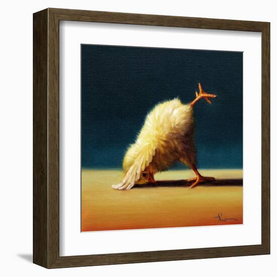 Yoga Chick Downward Dog Split-Lucia Heffernan-Framed Art Print