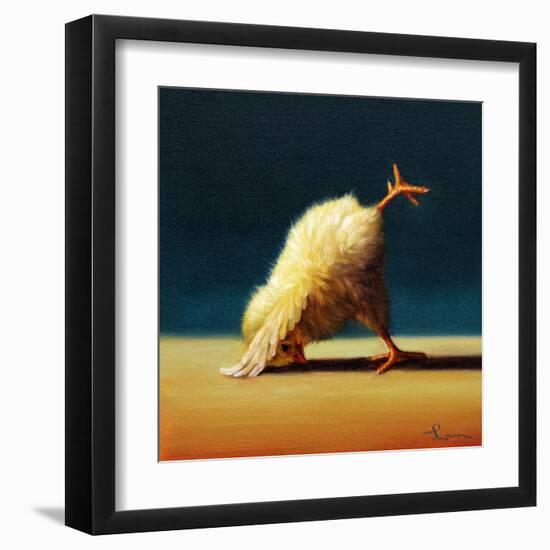 Yoga Chick Downward Dog Split-Lucia Heffernan-Framed Art Print