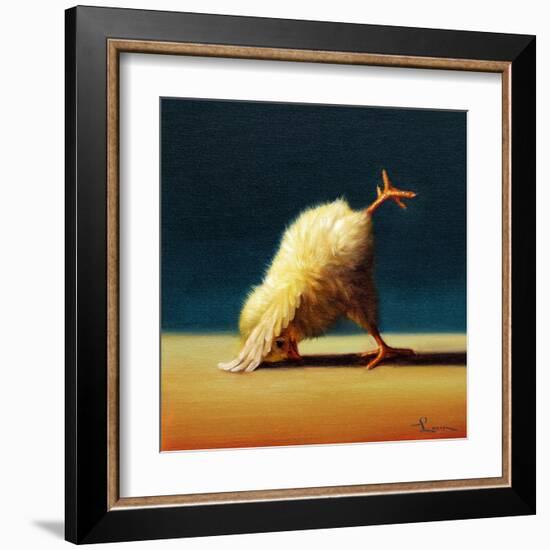 Yoga Chick Downward Dog Split-Lucia Heffernan-Framed Art Print