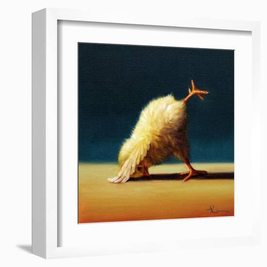 Yoga Chick Downward Dog Split-Lucia Heffernan-Framed Art Print