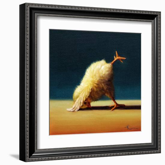 Yoga Chick Downward Dog Split-Lucia Heffernan-Framed Art Print