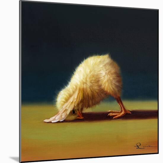 Yoga Chick Downward Dog-Lucia Heffernan-Mounted Art Print